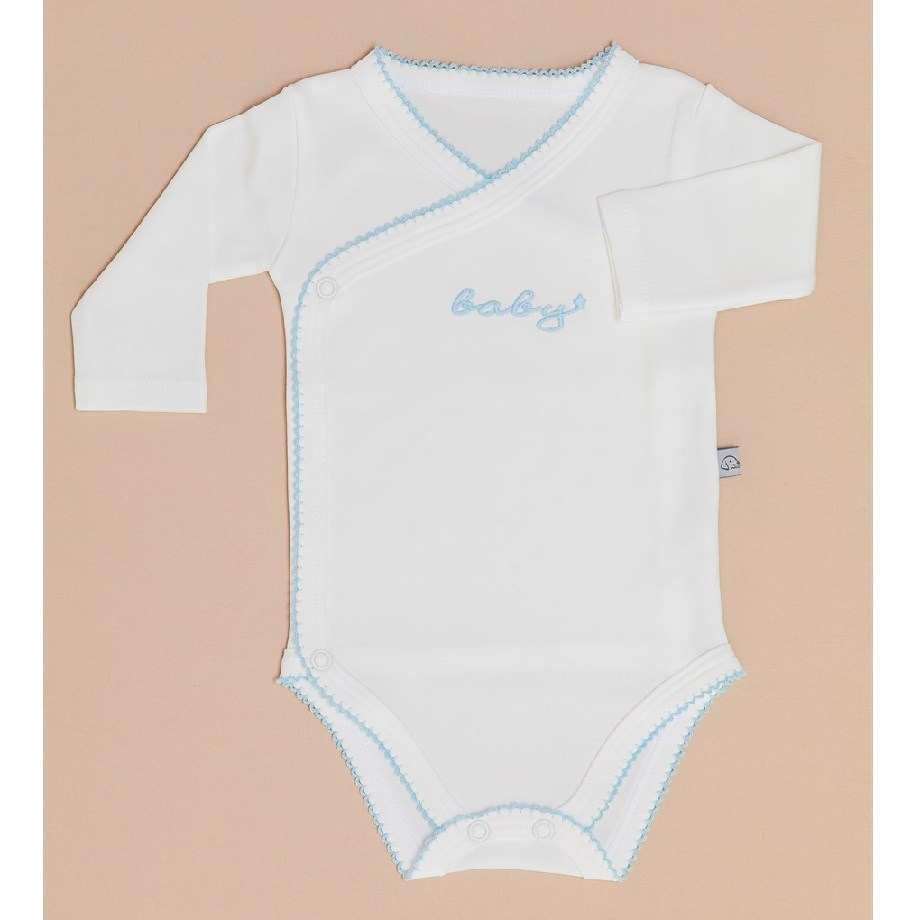 Mayys Baby Erkek Bebek  Organik Uzun Kol Zarf Zıbın 5'li Set Beyaz