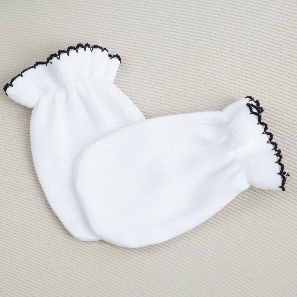 Mayys Baby Bebek Royal Çelenk ve At Nakışlı 6'lı Hastane Çıkış Seti Siyah