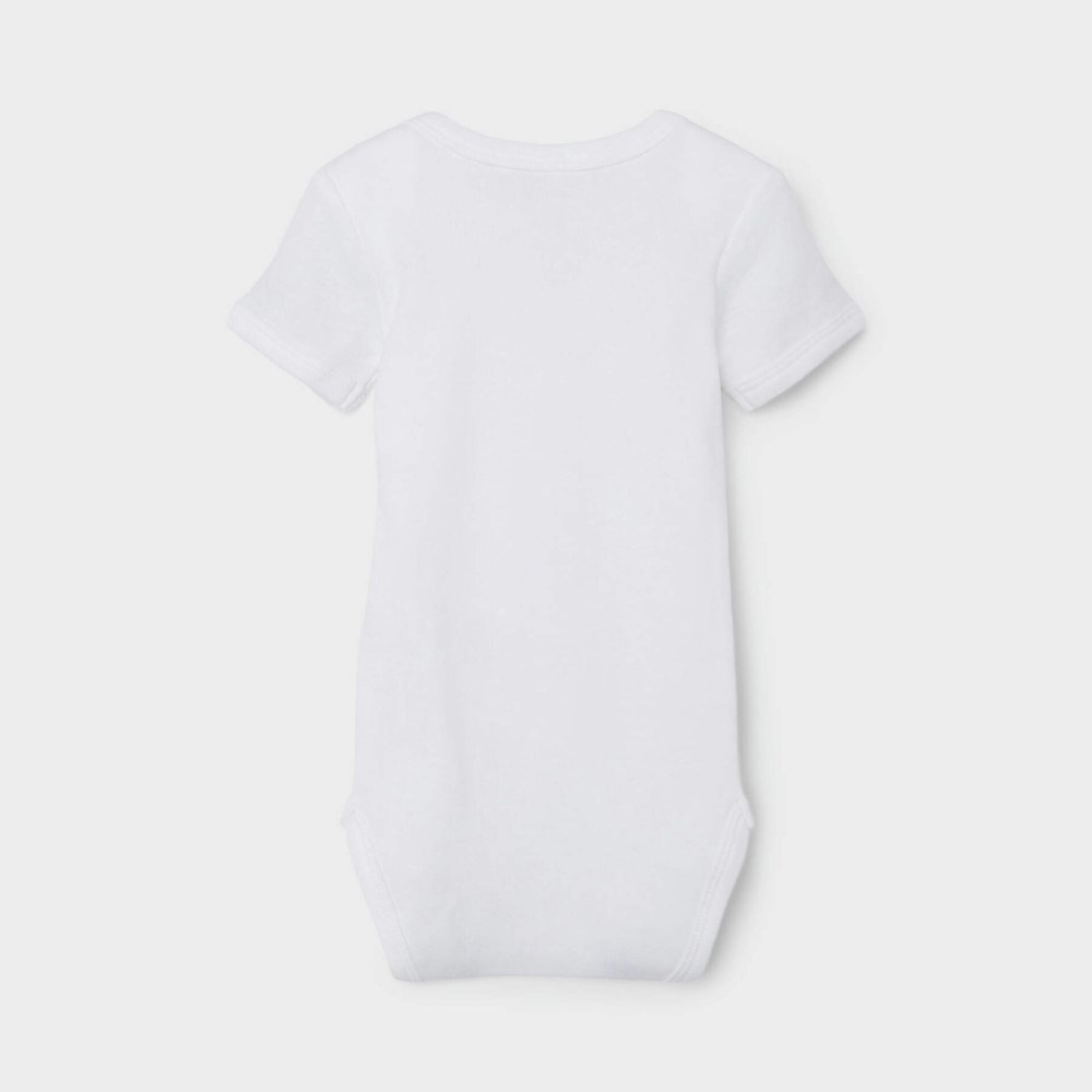 Name It Bebek Organik Kısa Kol Body 3'lü Set Pembe