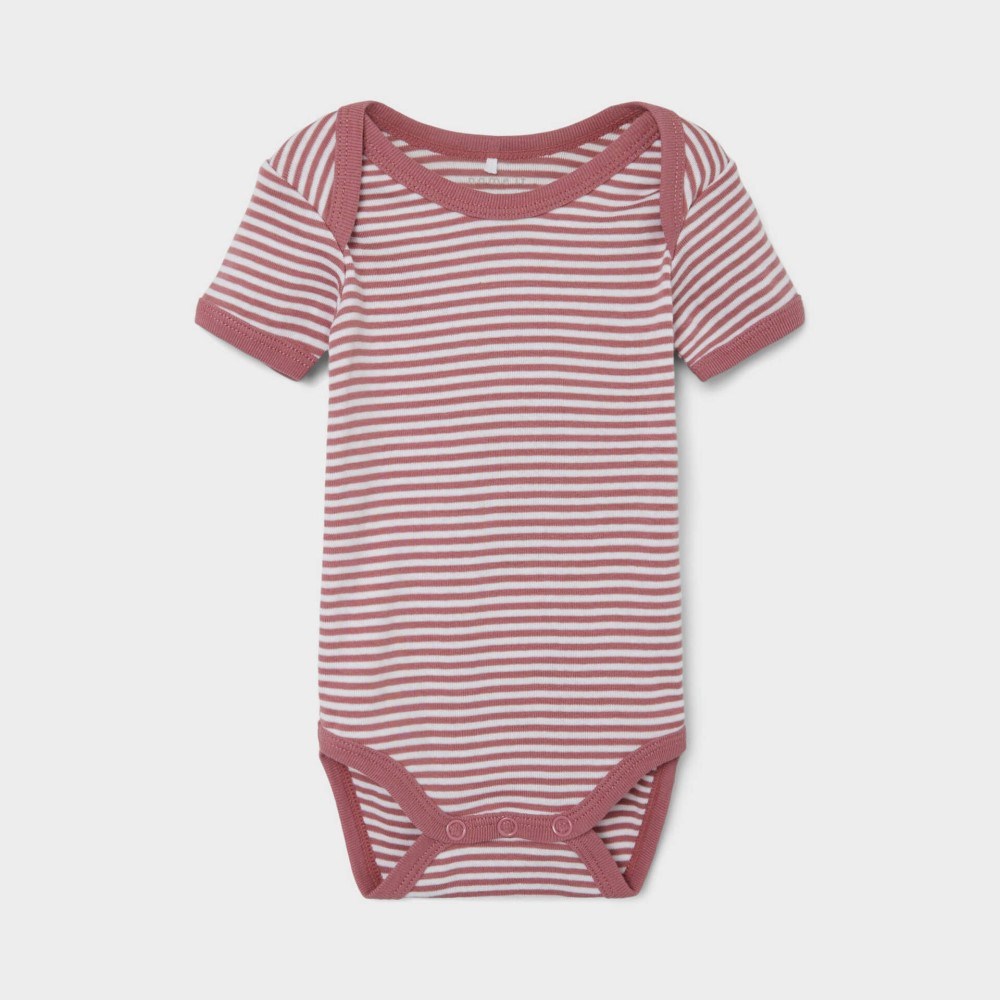 Name It Bebek Organik Kısa Kol Body 3'lü Set Pembe