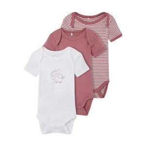 Name It Bebek Organik Kısa Kol Body 3'lü Set