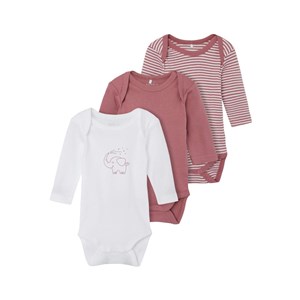Name It Bebek Organik Uzun Kol Body 3'lü Set