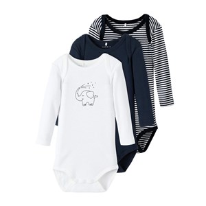 Name It Bebek Organik Uzun Kol Body 3'lü Set