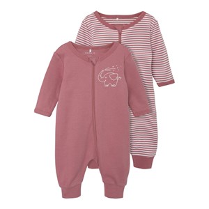 Name It Bebek Organik Penye Patiksiz Tulum 2'li Set