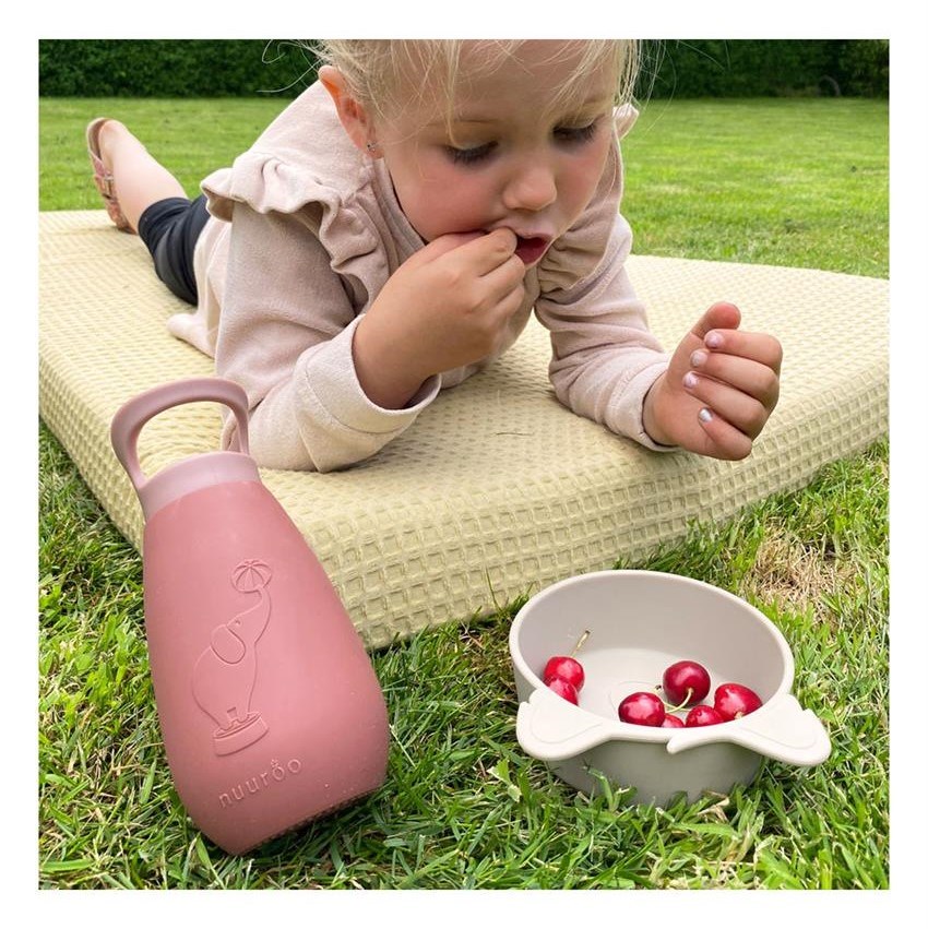 Nuuroo Silikon Pipetli Suluk 350 ML- Mahogany 