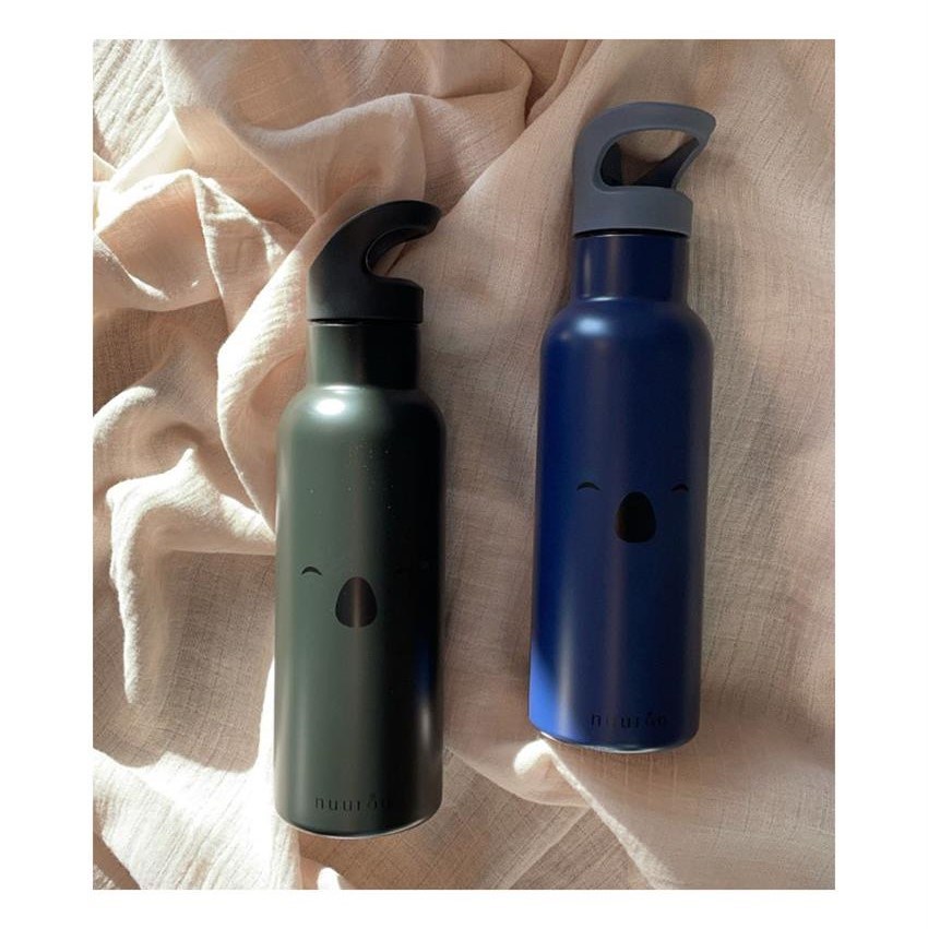 Nuuroo Pipetli Çelik Termos 500 ML-  Koala Black Iris 