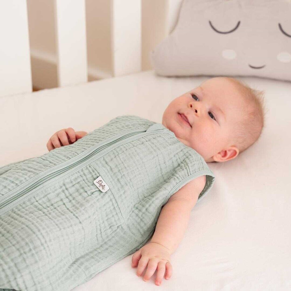 Owli LoveLayers 4 Kat Müslin Uyku Tulumu- Mint Yeşil