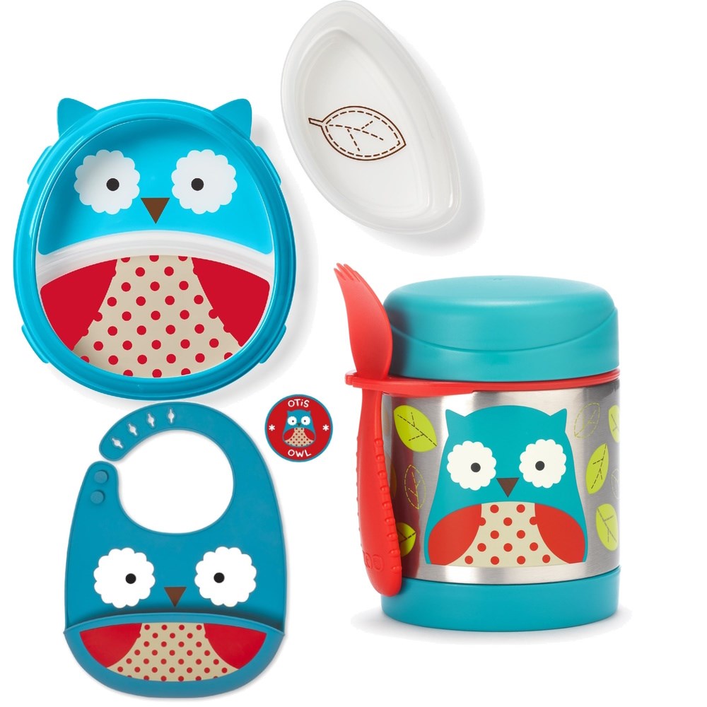Skip Hop Zoo Beslenme Seti 2 -Baykuş