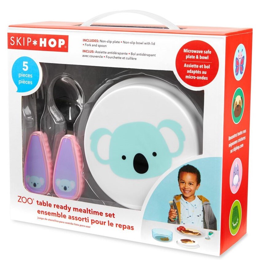 Skip Hop Zoo Tabak Kase Çatal Kaşık Seti Koala 