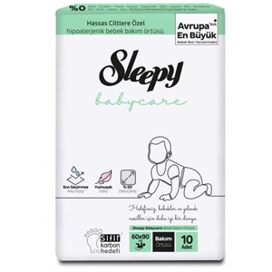 Sleepy Bebek Bakım Örtüsü 60x90 10'lu