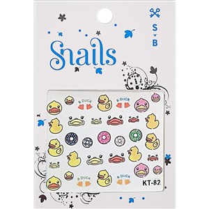 Snails Tırnak Sticker Seti - Quack