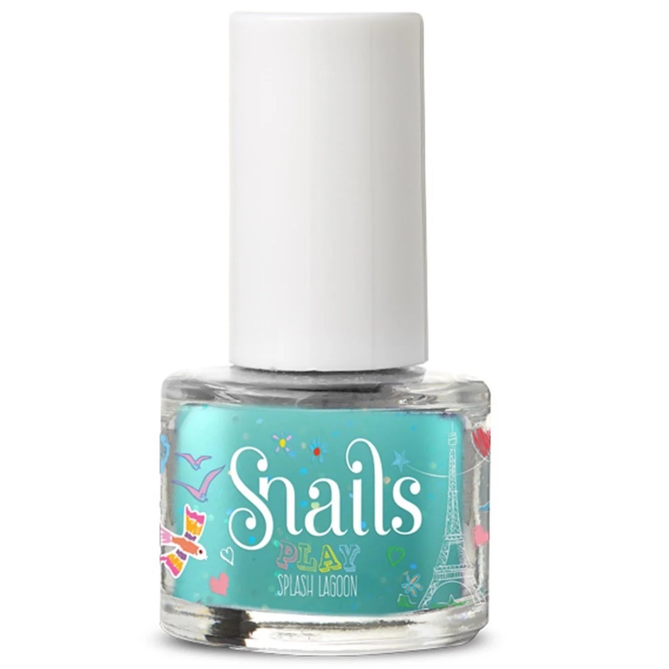 Snails Mini Su Bazlı Oje - Splash Lagoon Turkuaz