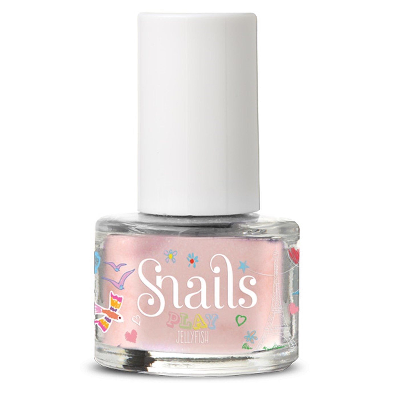 Snails Mini Su Bazlı Oje - Jellyfish Pembe