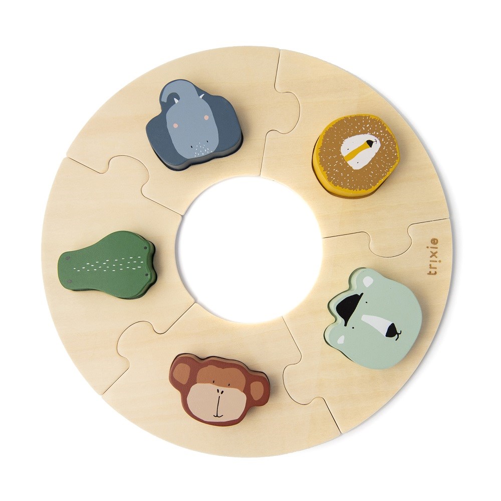 Trıxie Ahşap Yuvarlak Puzzle 