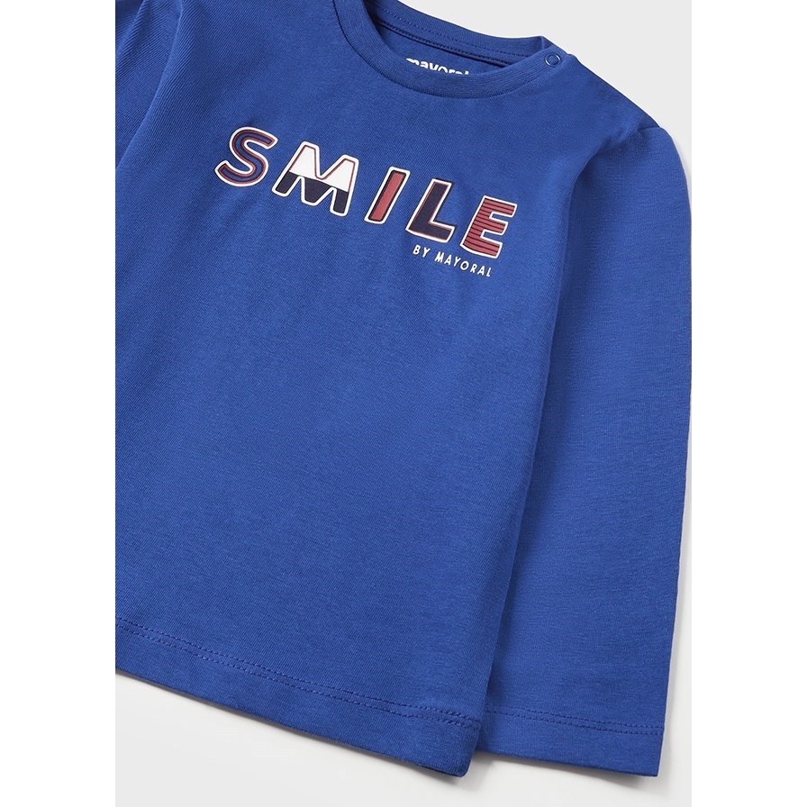 Mayoral Kışlık Erkek Bebek Uzun Kol T-shirt Mavi
