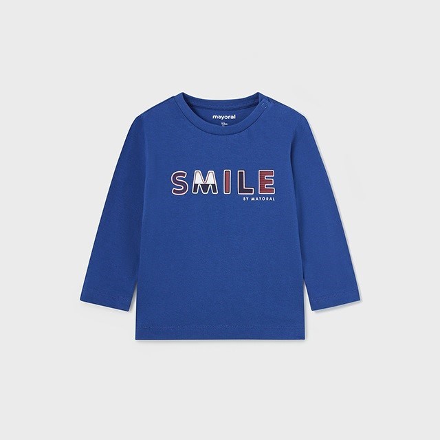Mayoral Kışlık Erkek Bebek Uzun Kol T-shirt Mavi