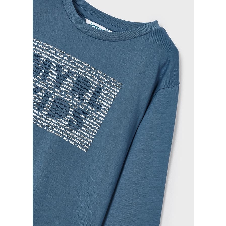 Mayoral Kışlık Erkek Basic Uzun Kol T-shirt Mavi