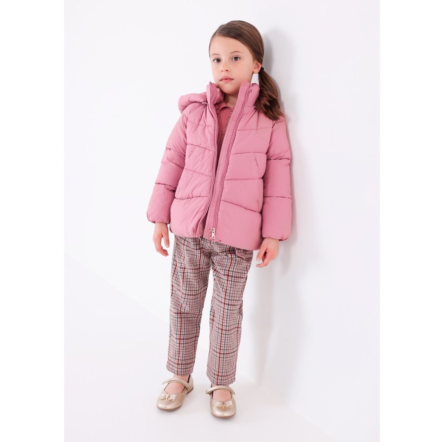 Mayoral Kışlık Kız Kapşonlu Anorak Mont Pembe