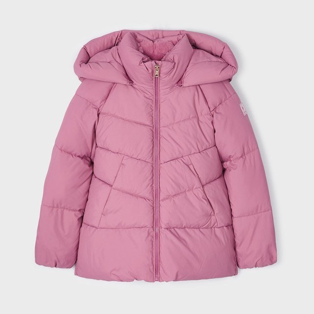 Mayoral Kışlık Kız Kapşonlu Anorak Mont Pembe