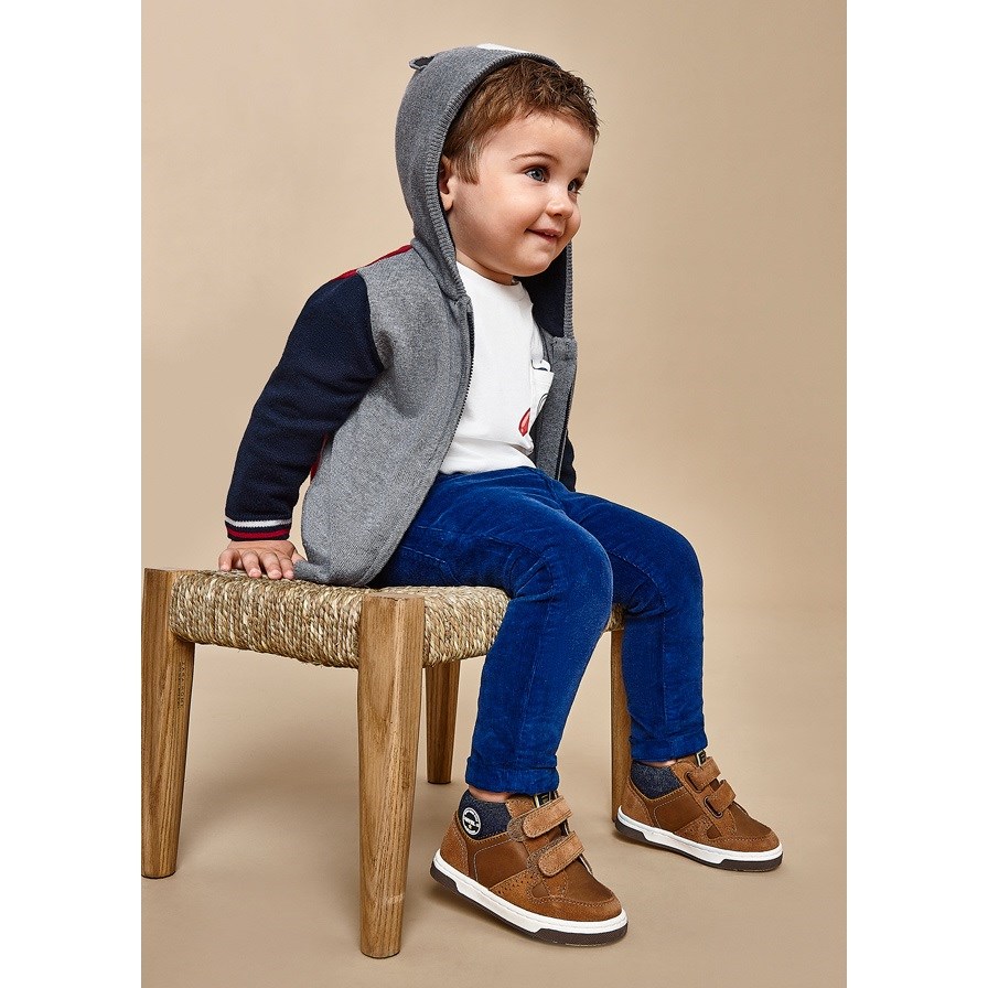 Mayoral Kışlık Erkek Bebek SlimFit Kadife Pantolon Mavi