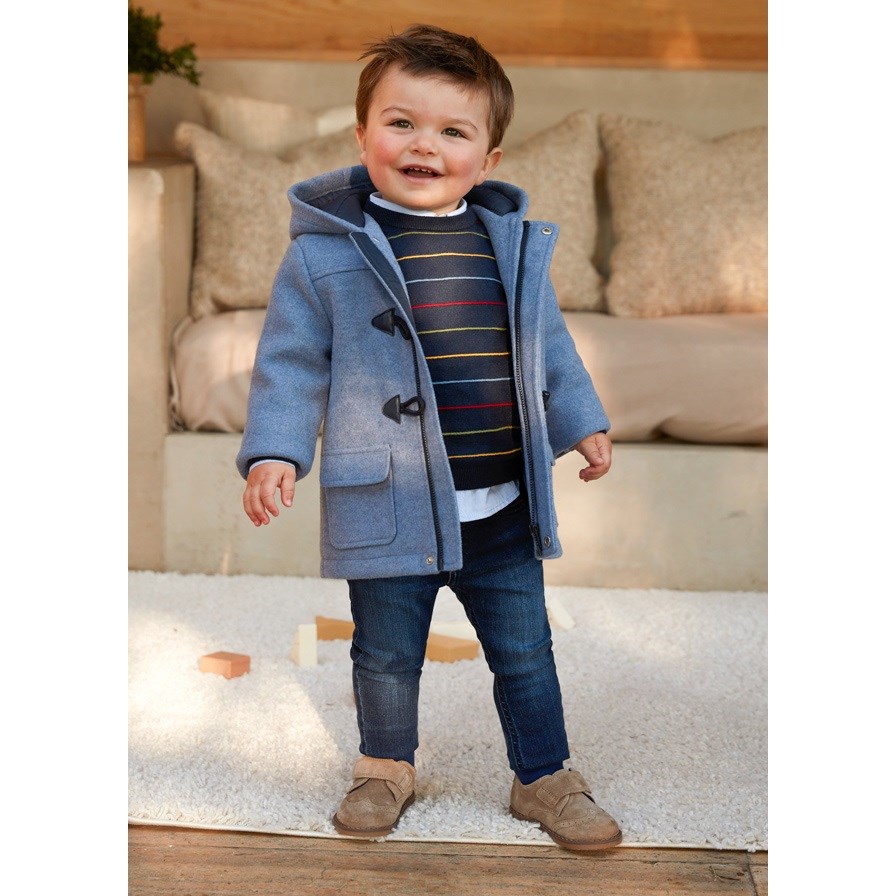 Mayoral Kışlık Erkek Bebek SlimFit Denim Pantolon Koyu Mavi