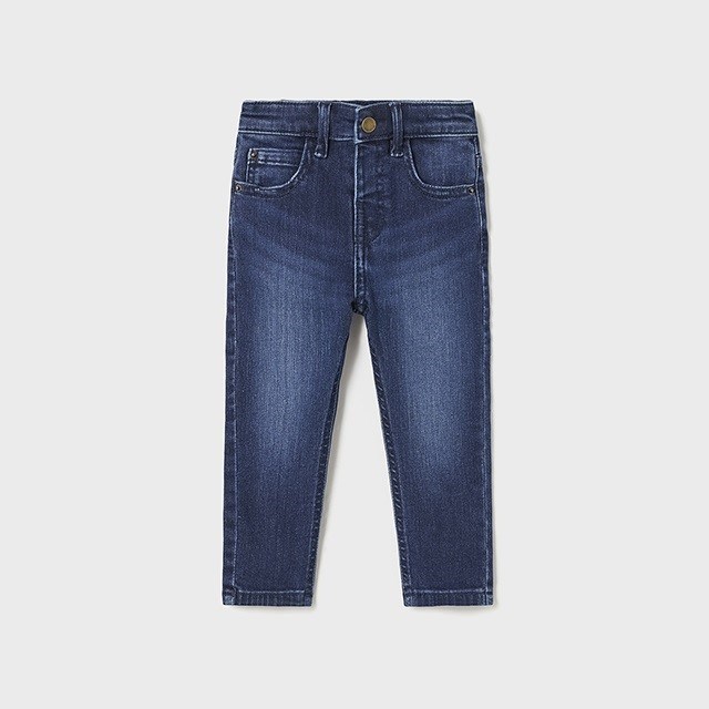 Mayoral Kışlık Erkek Bebek SlimFit Denim Pantolon Koyu Mavi