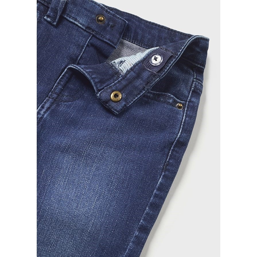 Mayoral Kışlık Erkek Bebek SlimFit Denim Pantolon Koyu Mavi