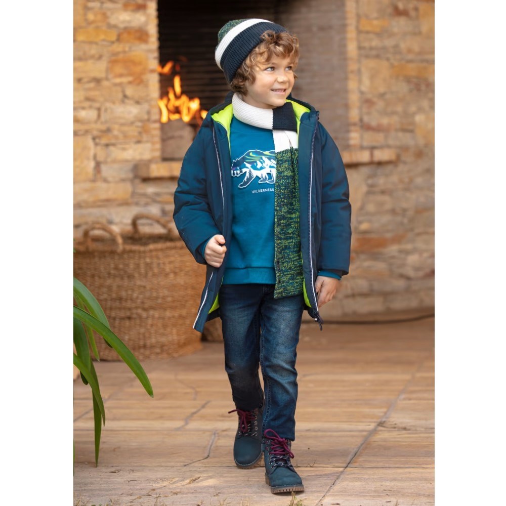 Mayoral Kışlık Kız Denim Pantolon Mavi