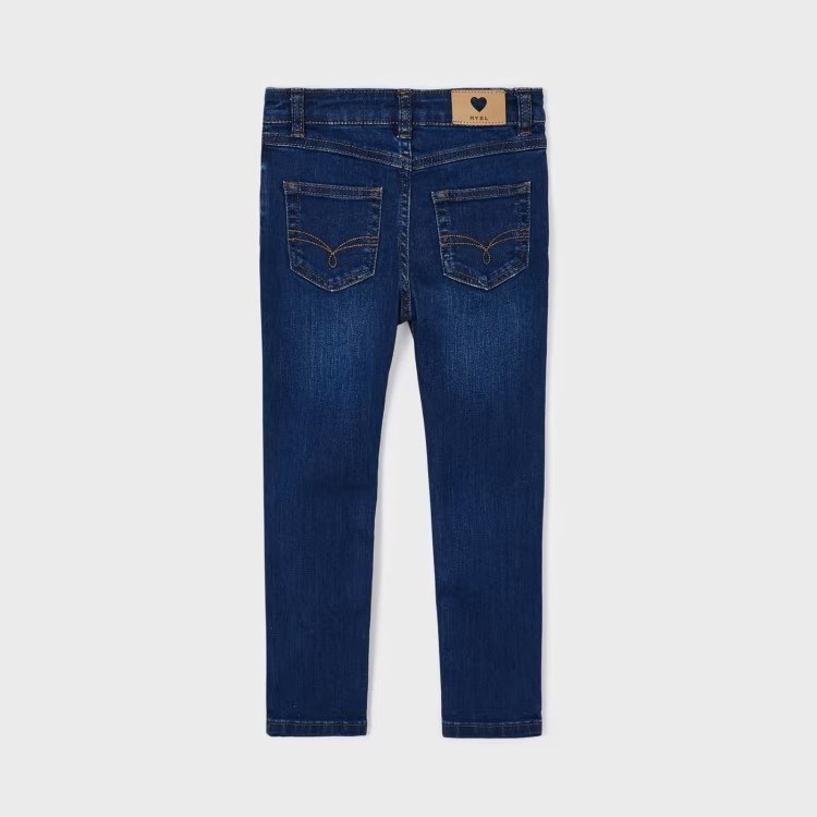 Mayoral Kışlık Kız Denim Pantolon Mavi