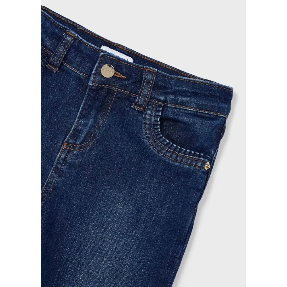 Mayoral Kışlık Kız Denim Pantolon Mavi