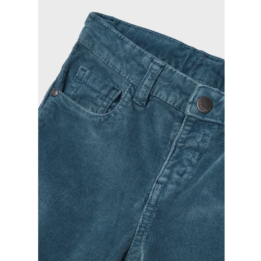 Mayoral Kışlık Erkek SlimFit Kadife Pantolon Mavi