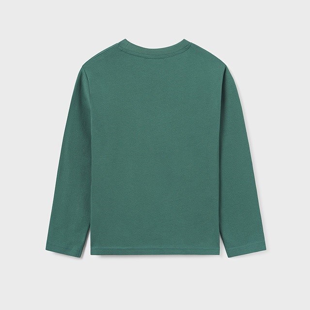 Mayoral Kışlık Erkek Uzun Kol Basic T-shirt Yeşil