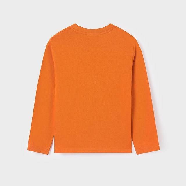 Mayoral Kışlık Erkek Uzun Kol Basic T-shirt Turuncu