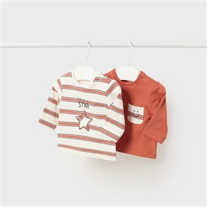 Mayoral Kışlık Erkek Bebek Uzun Kol T-shirt 2'li Set