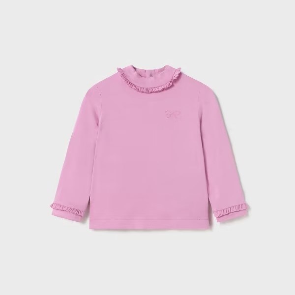 Mayoral Kışlık Kız Bebek Yarımbalıkçı Bluz Pembe