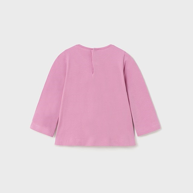 Mayoral Kışlık Kız Bebek Uzun Kol T-shirt Pembe