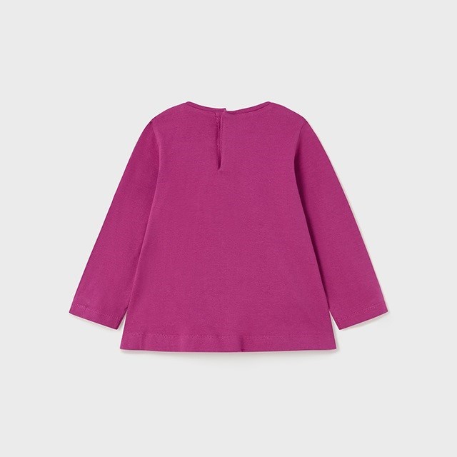 Mayoral Kışlık Kız Bebek Uzun Kol T-shirt Pembe