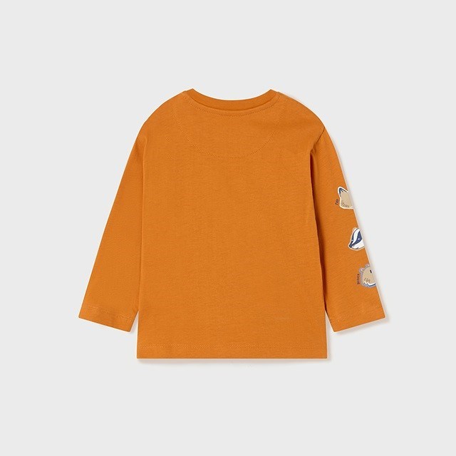 Mayoral Kışlık Erkek Bebek Uzun Kol T-shirt Turuncu