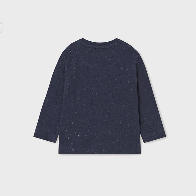 Mayoral Kışlık Erkek Bebek Uzun Kol T-shirt Koyu Mavi