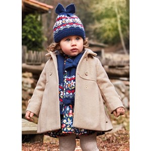 Mayoral Kışlık Kız Bebek Palto