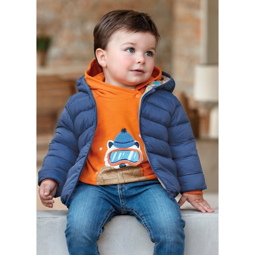 Mayoral Kışlık Erkek Bebek İnce Mevsimlik Mont Koyu Mavi