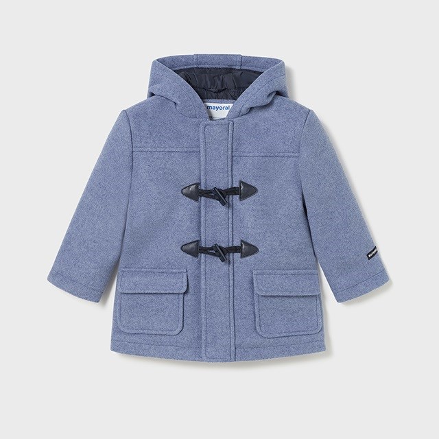 Mayoral Kışlık Erkek Bebek Trench Style Kaban Mavi