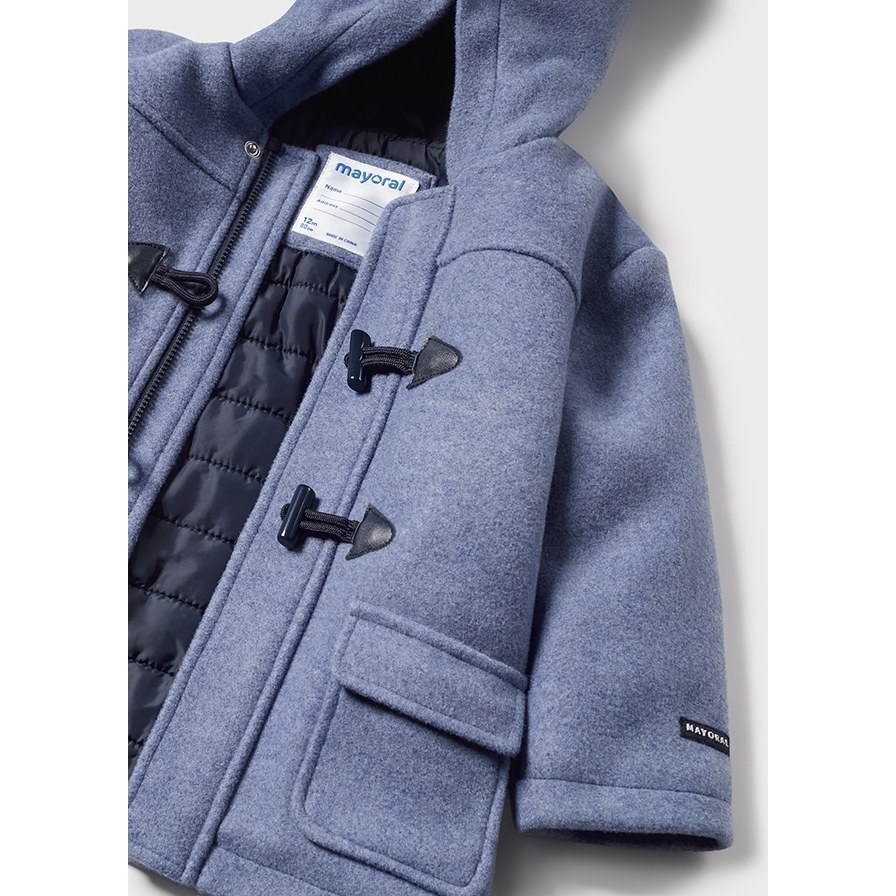 Mayoral Kışlık Erkek Bebek Trench Style Kaban Mavi