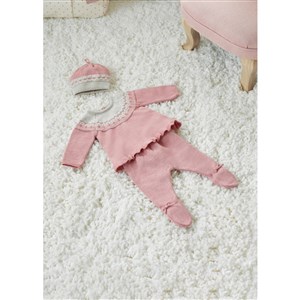 Mayoral Kışlık Kız Bebek Örme Bluz Patikli Pantolon 3'lü Set