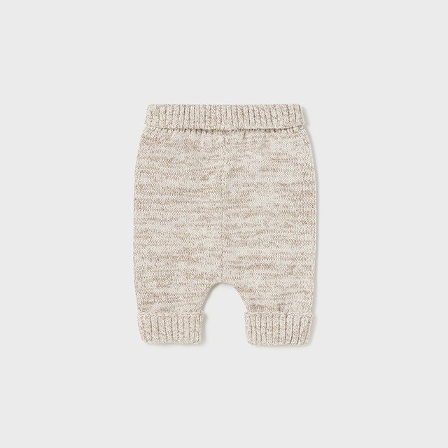 Mayoral Kışlık Erkek Bebek Örme Bluz Ceket Pantolon Set Krem