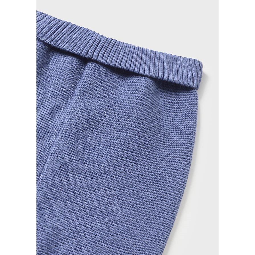 Mayoral Kışlık Erkek Bebek Örme Bluz Ceket Pantolon Set Mavi