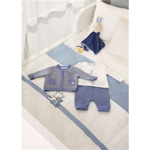 Mayoral Kışlık Erkek Bebek Örme Bluz Ceket Pantolon Set