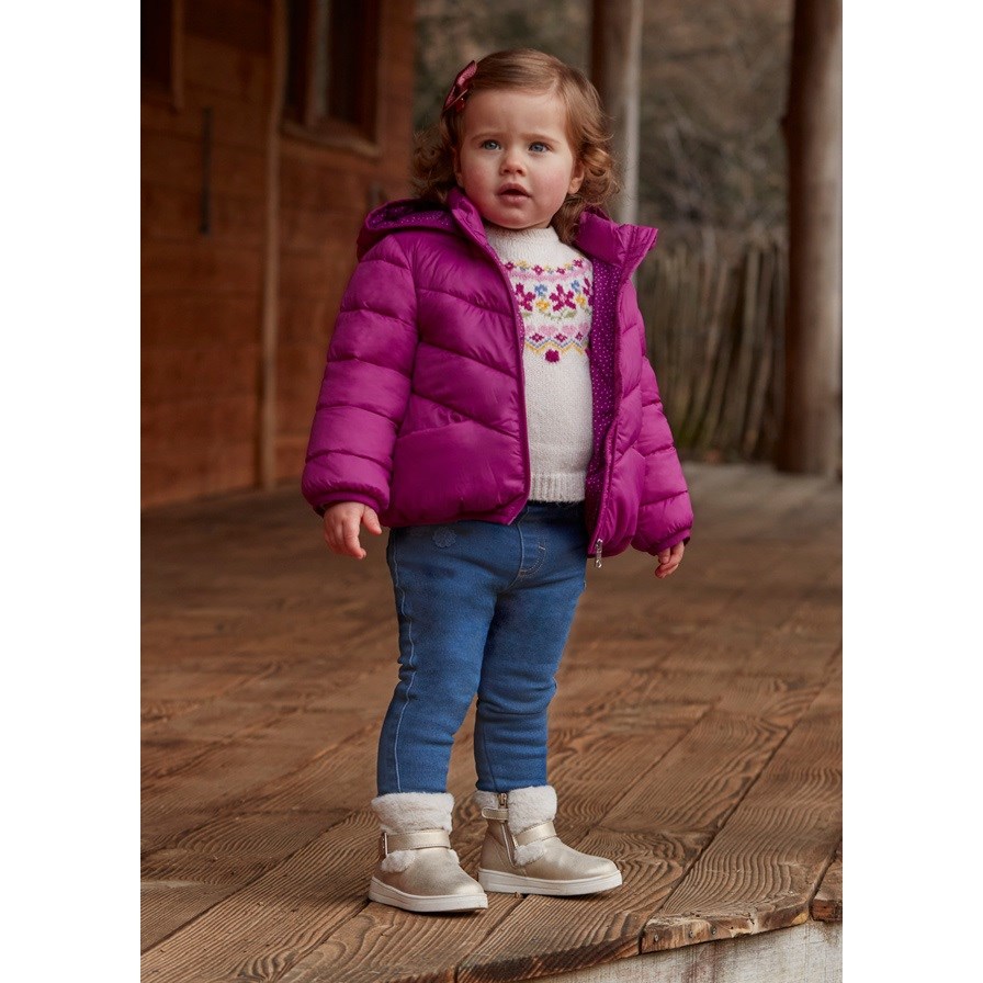 Mayoral Kışlık Kız Bebek Denim Pantolon Mavi