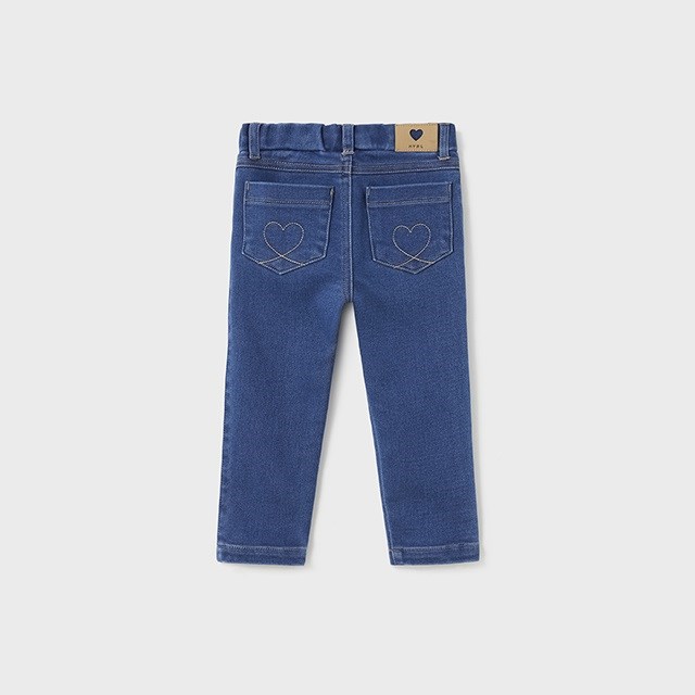 Mayoral Kışlık Kız Bebek Denim Pantolon Mavi