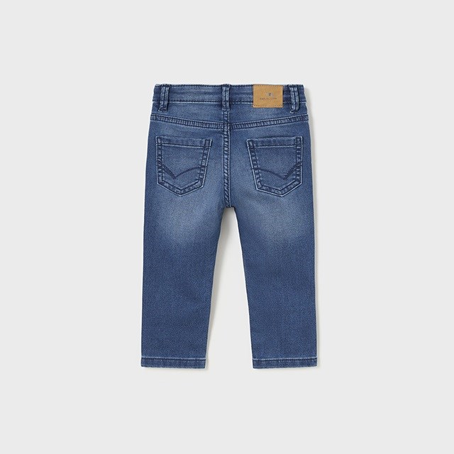 Mayoral Kışlık Erkek Bebek Yumuşak Denim Pantolon Mavi